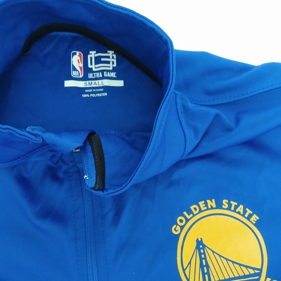 NBA The Golden State Warriors mens official pullover EUC S - Picture 2 of 3
